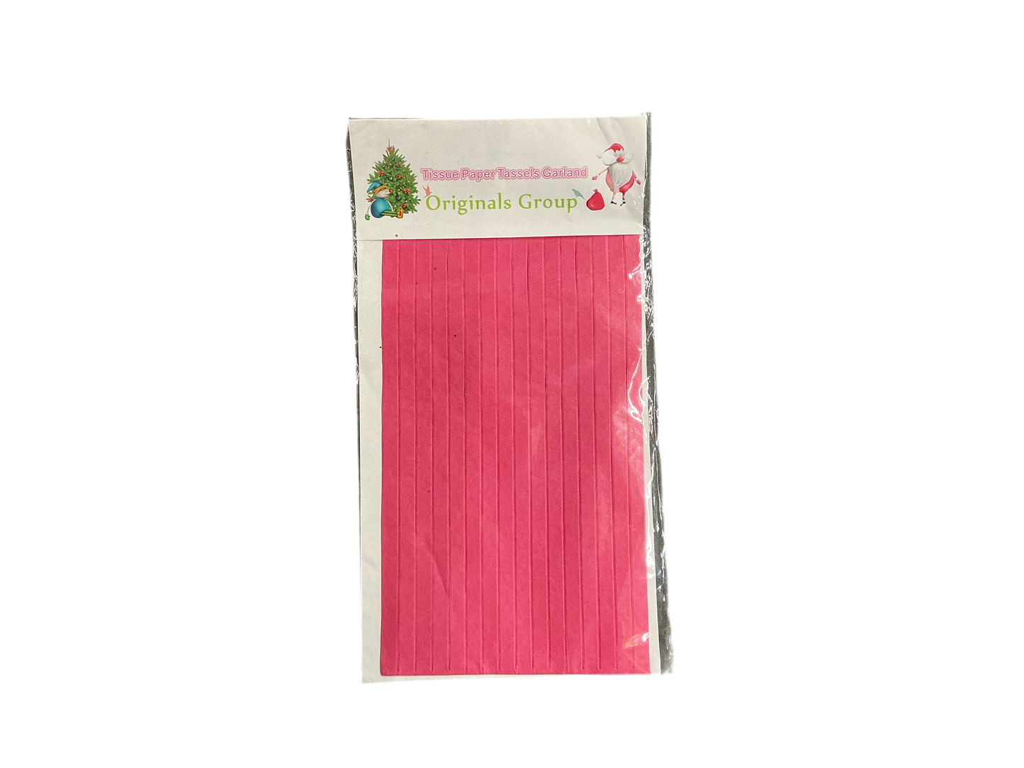 Tissue Paper Tassels Garland Curtain - Hot Pink
Take your photos to the next level with a colorful tissue paper curtain! Great way to add flare to any occasion.
Multiple color options available