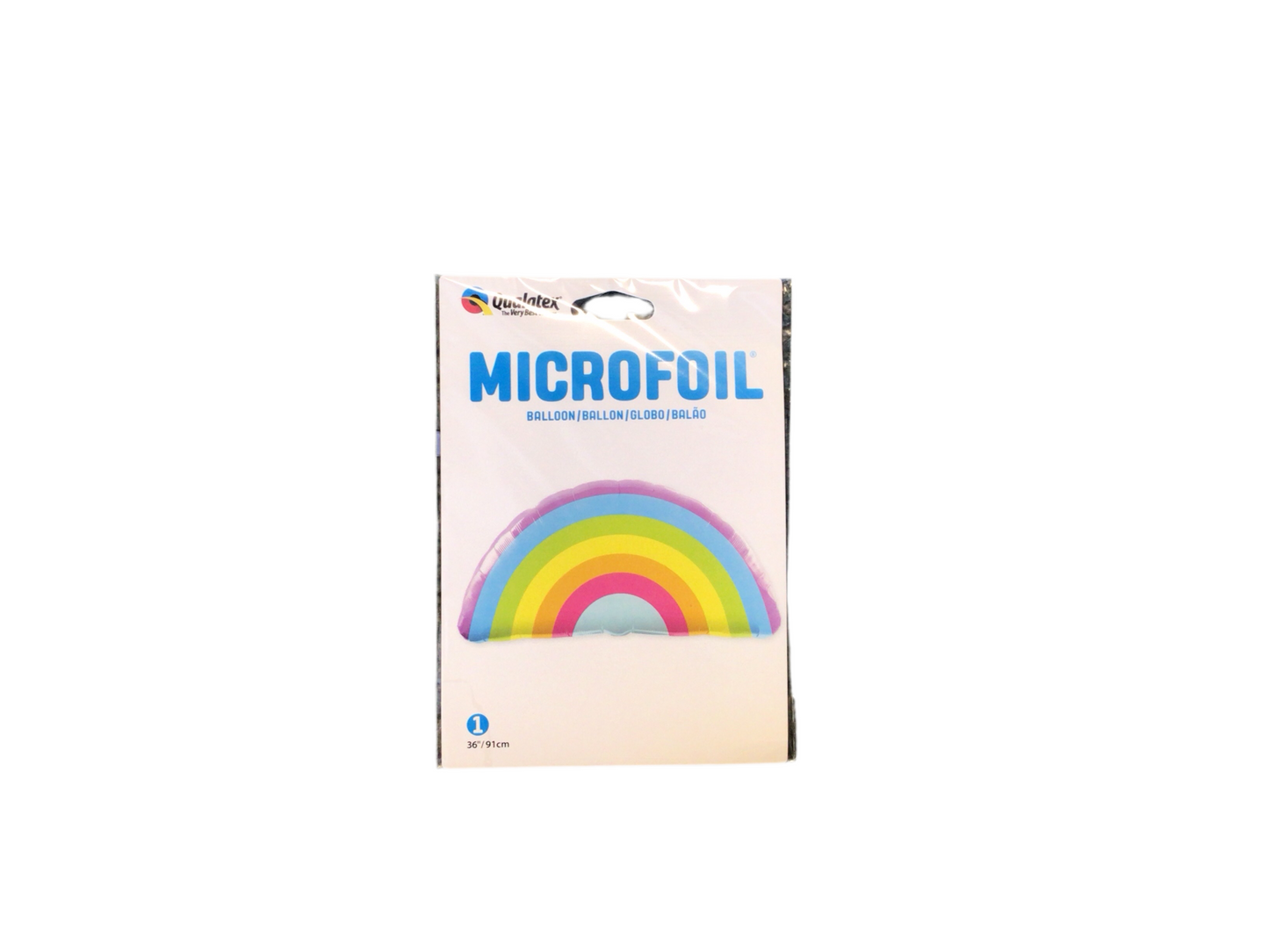 Qualatex Supershape Mylar Balloon
Pastel rainbow
Inflated size: 36in
A favorite for kids!
