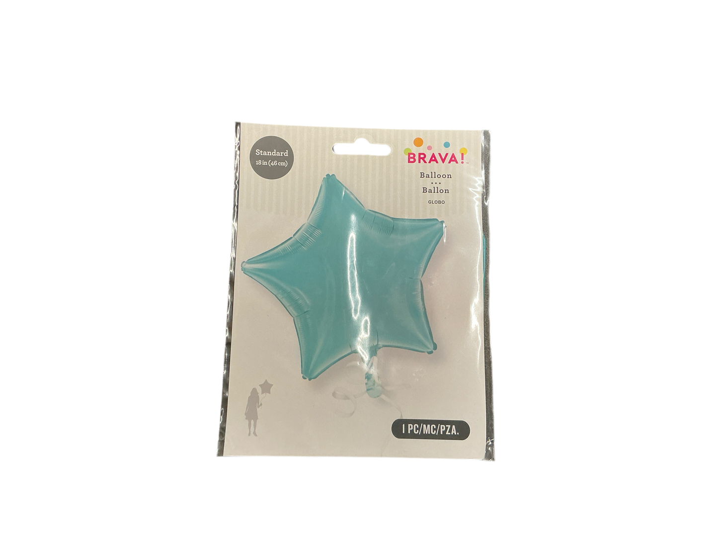 Brava Standard Mylar Balloon - Star Light Blue
Inflated size: 16in x 16.5in
Perfect for all occasions