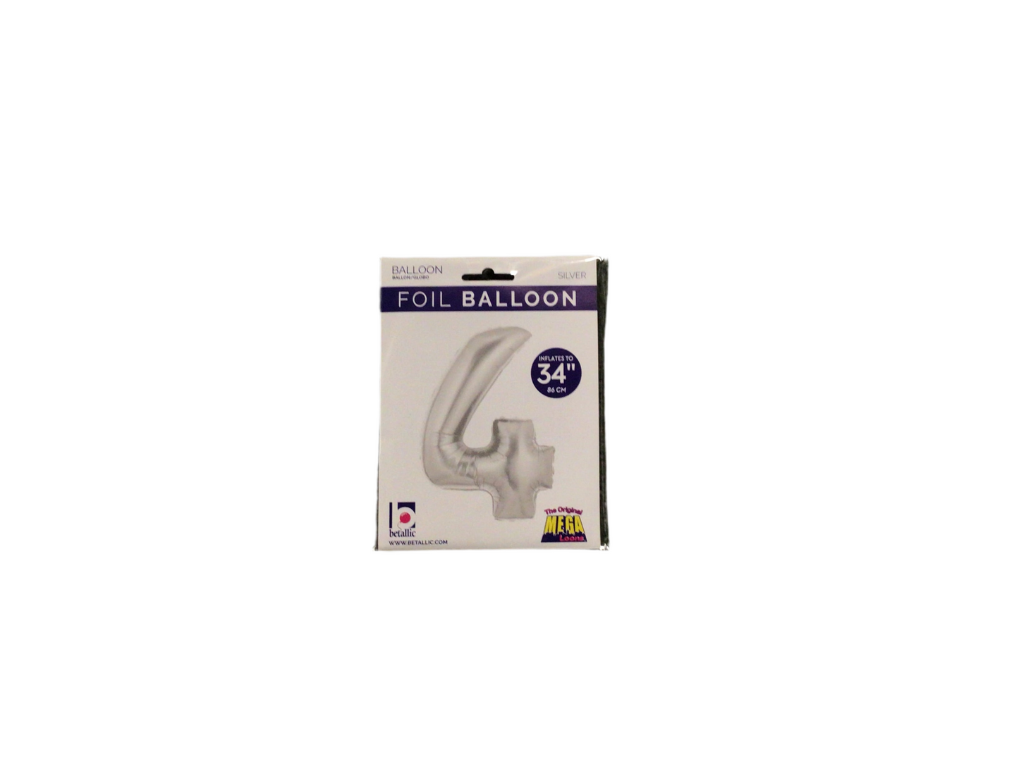 Silver Mylar Numbers
Available in 0-9
Inflated size: 34in