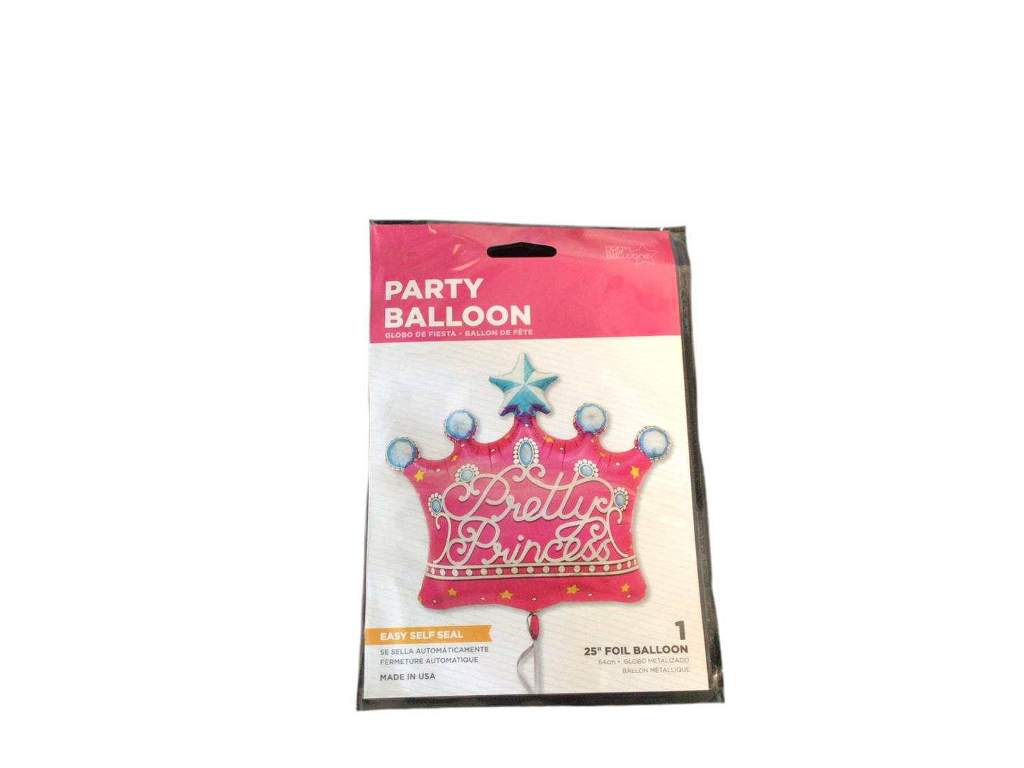North Star Balloons Supershape Mylar Balloon - pink pretty princess tiara
