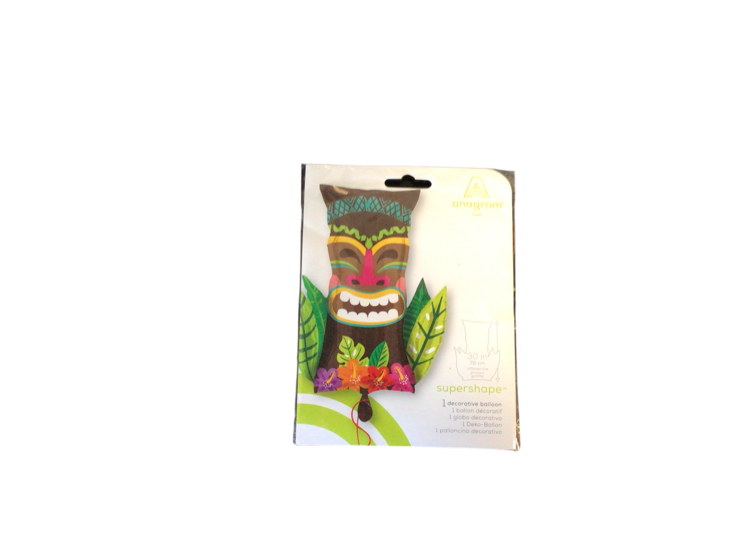 Anagram Supershape Mylar Balloon - Tiki Head