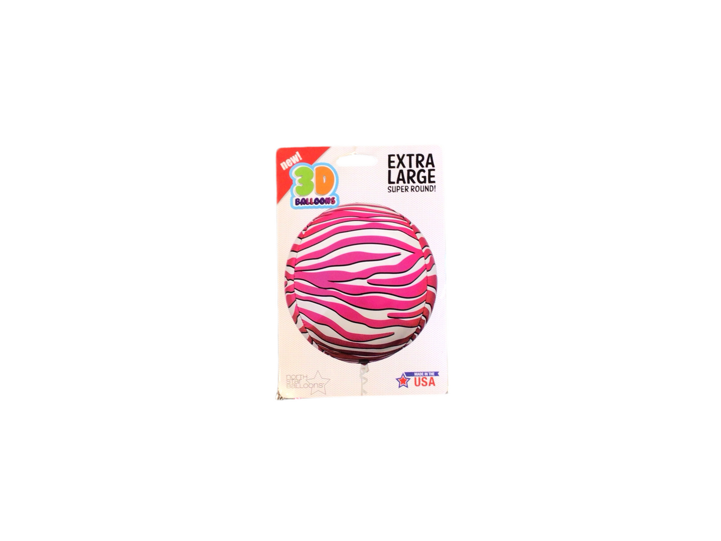 NSB Standard Mylar Balloon - Orbz Pink Zebra
UnInflated size: 17in
Perfect for all occasions