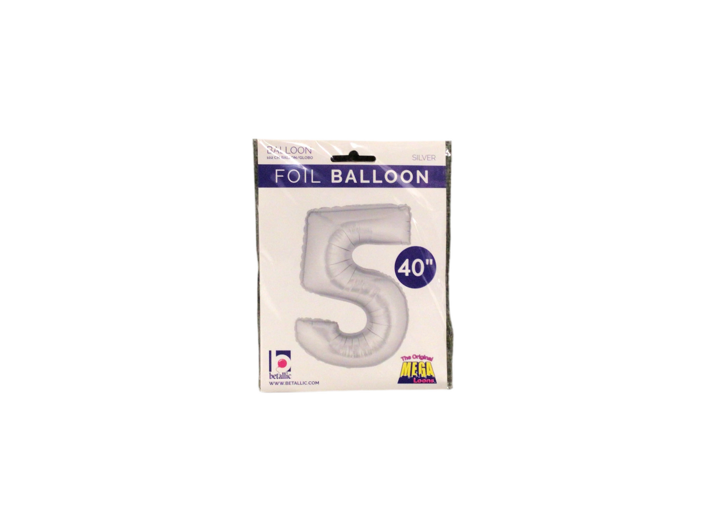 Silver Mylar Numbers
Available in 0-9
Inflated size: 34in