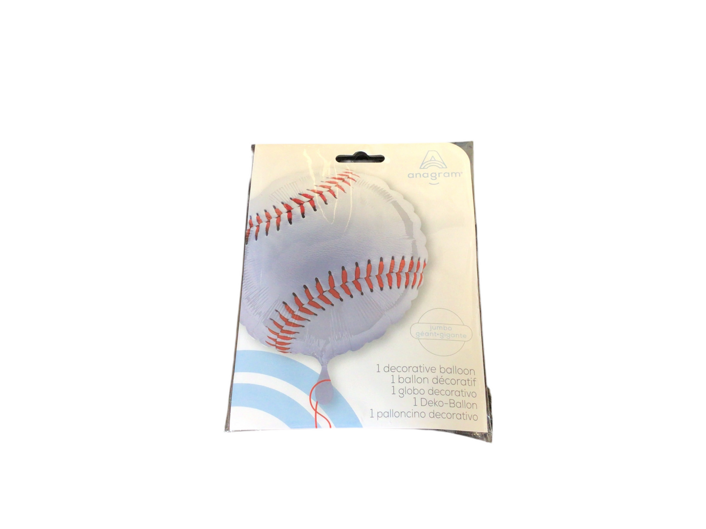 Anagram Supershape Mylar Balloon - Jumbo Baseball