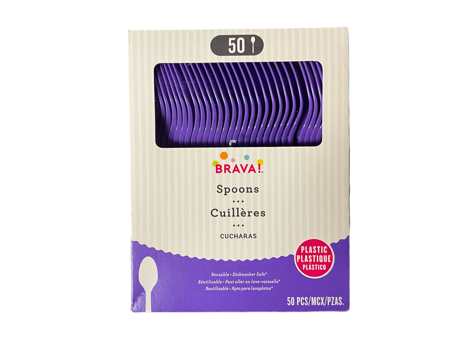 Brava Spoons 50PCS - Party Specialties