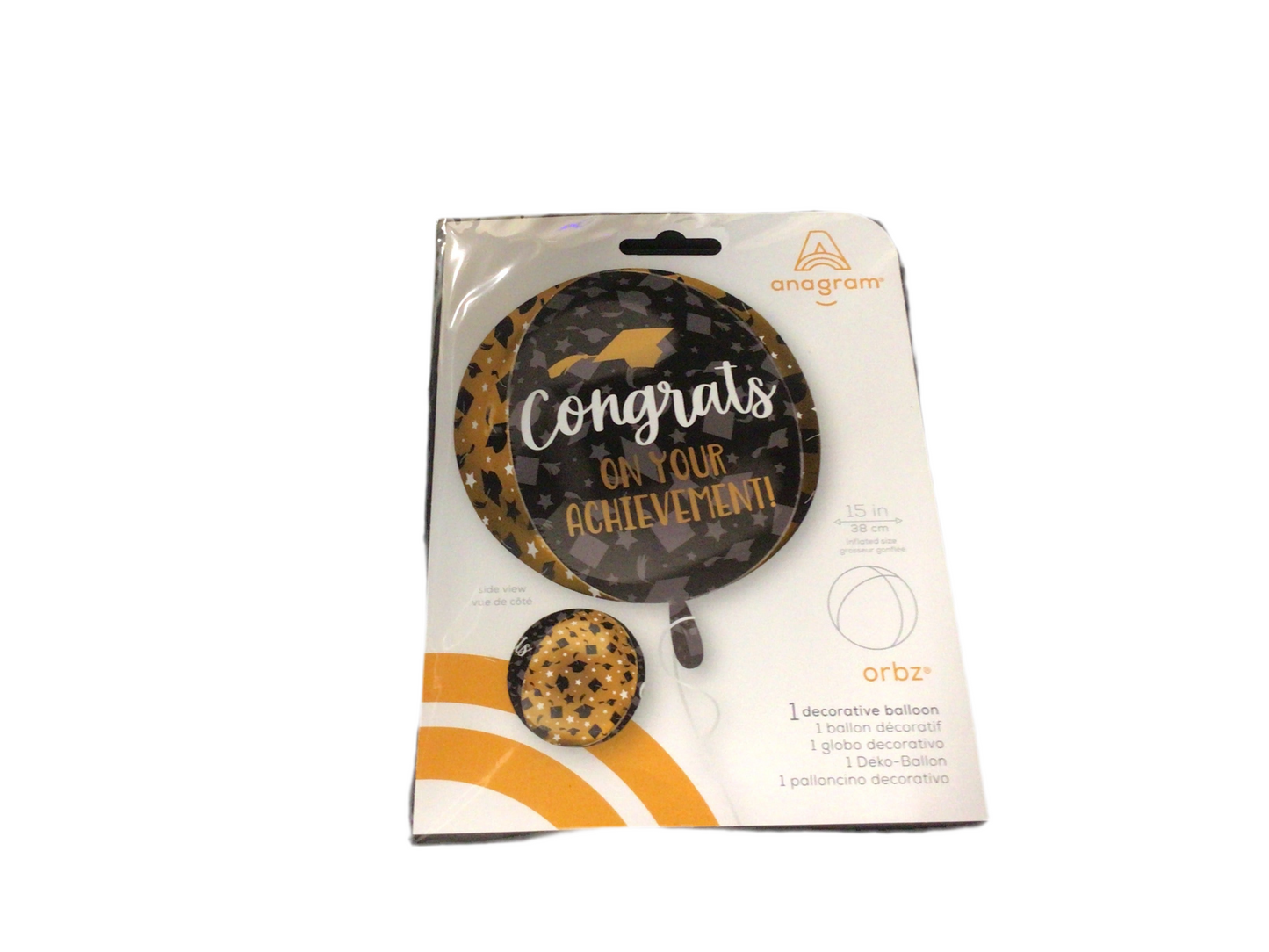 Anagram Mylar Balloon - Orbz Grad Congrats on your achievement
