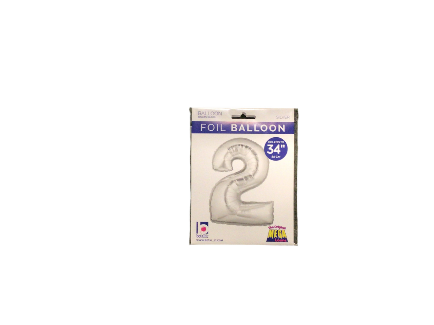 Silver Mylar Numbers
Available in 0-9
Inflated size: 34in