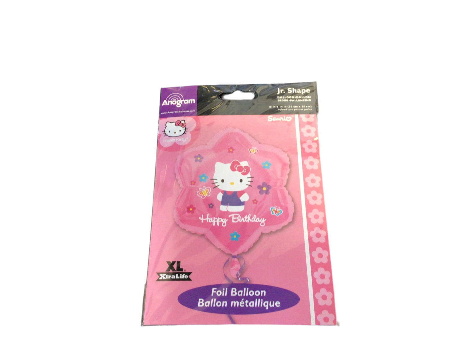 Anagram Standard Mylar Balloon - Hello Kitty Happy Birthday