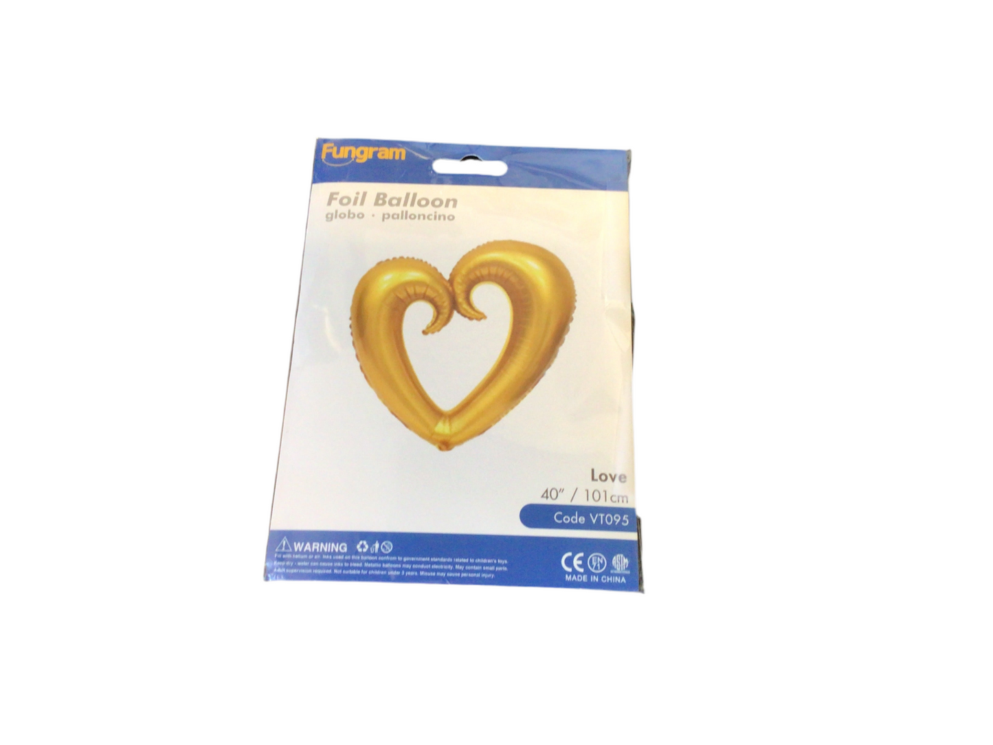 Fungram super shape Vt095 40 inch Gold Heart