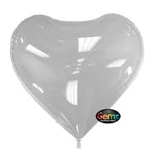 Gems Plastic Balloon
Clear Heart
Can be filled with air or helium
Inflated size: 18in
Great way to level up your balloon decor!
