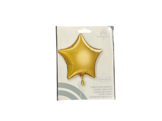 Brava Standard Mylar Balloon - Star Gold

UnInflated size: 19in

Perfect for all occasions