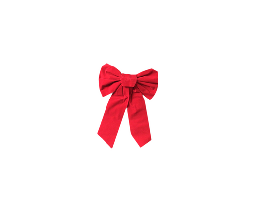 Red Velvet bow 9”x13” 

Great for Garland , large gifts and parties