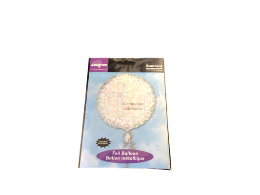 Anagram Standard Mylar Balloon - Round Communion celebration