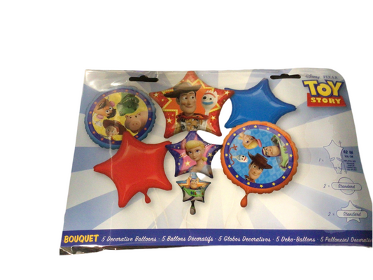 Anagram Mylar 5pc Balloon Boquet- Toy Story