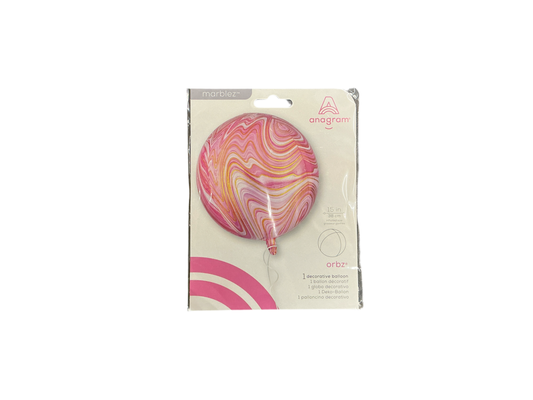 Anagram Standard Mylar Balloon - Orbz Marblez Pink

Inflated size: 15in

Perfect for all occasions