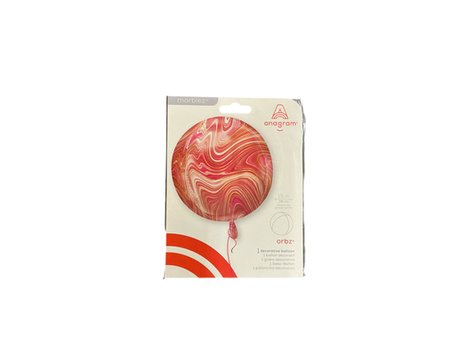Anagram Standard Mylar Balloon - Orbz Marblez Red

Inflated size: 15in

Perfect for all occasions