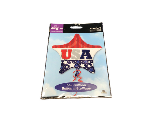 Anagram Standard Mylar Balloon - USA Star