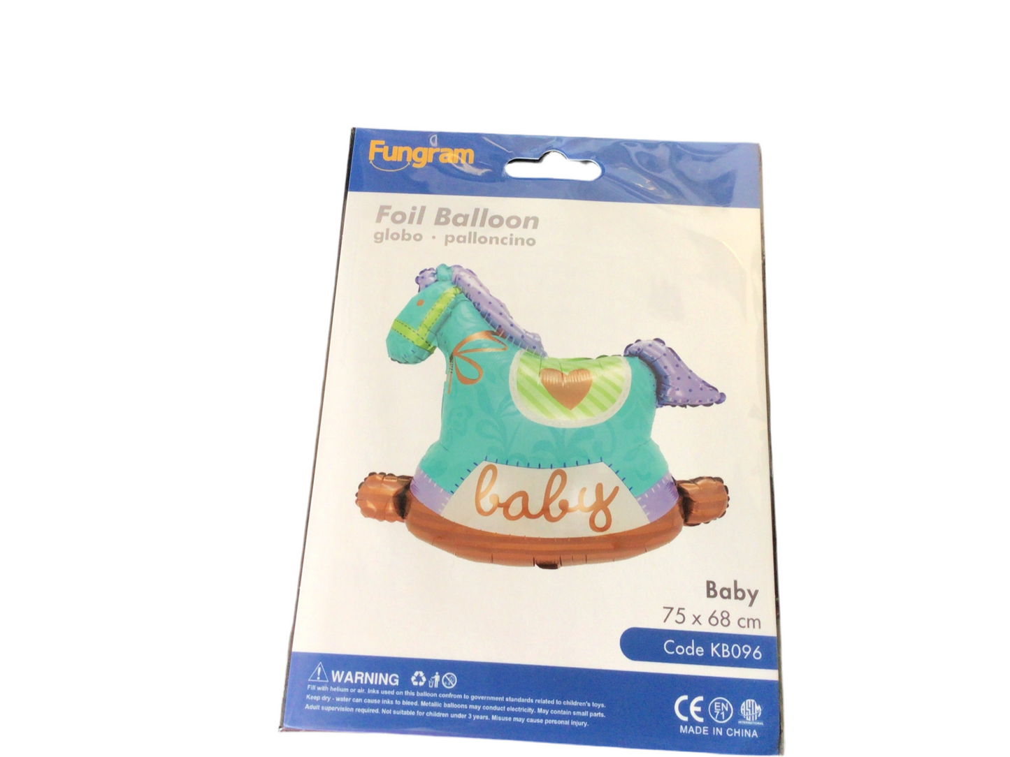 Fungram super shape Kb096 Muliti color Rocking horse says baby