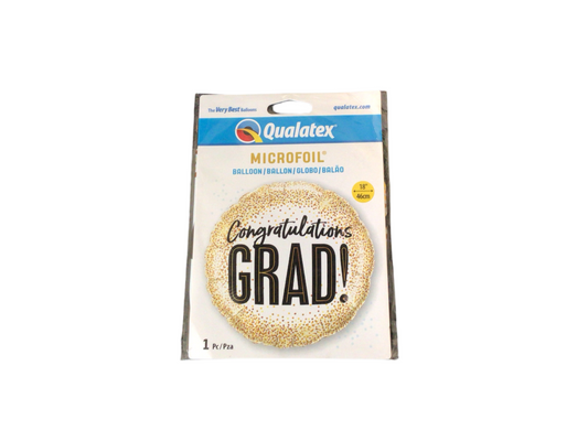 Qualatex Standard Mylar Balloon - Congratulations Grad