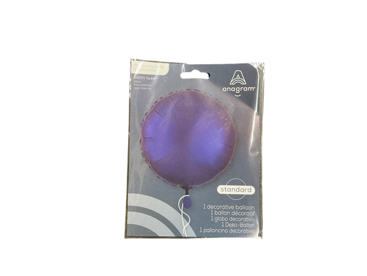 Anagram Standard Mylar Balloon - Round Navy Satin Luxe

Shimmering Matte Metallic Finish

Uninflated size: 17in

Perfect for all occasions