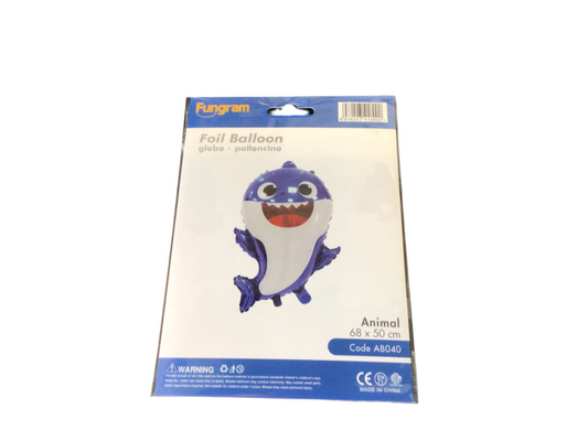 Fungram super shape Ab040 Blue and White Shark