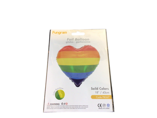 Fungram Fb267 standard  Rainbow colored heart