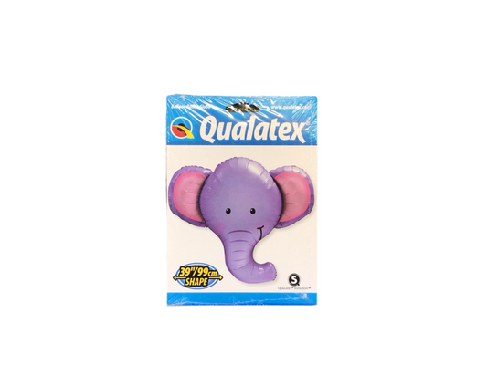 Qualatex XL Supershape Mylar Balloon 

Purple smiling elephant head

Inflated size: 39in

A favorite for kids!