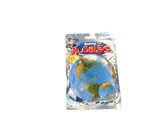 Qualatex Standard Bubble Balloon - Clear Earth