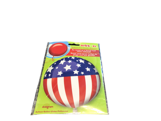 Anagram Standard Mylar Balloon - Orbz XL Stars and Stripes