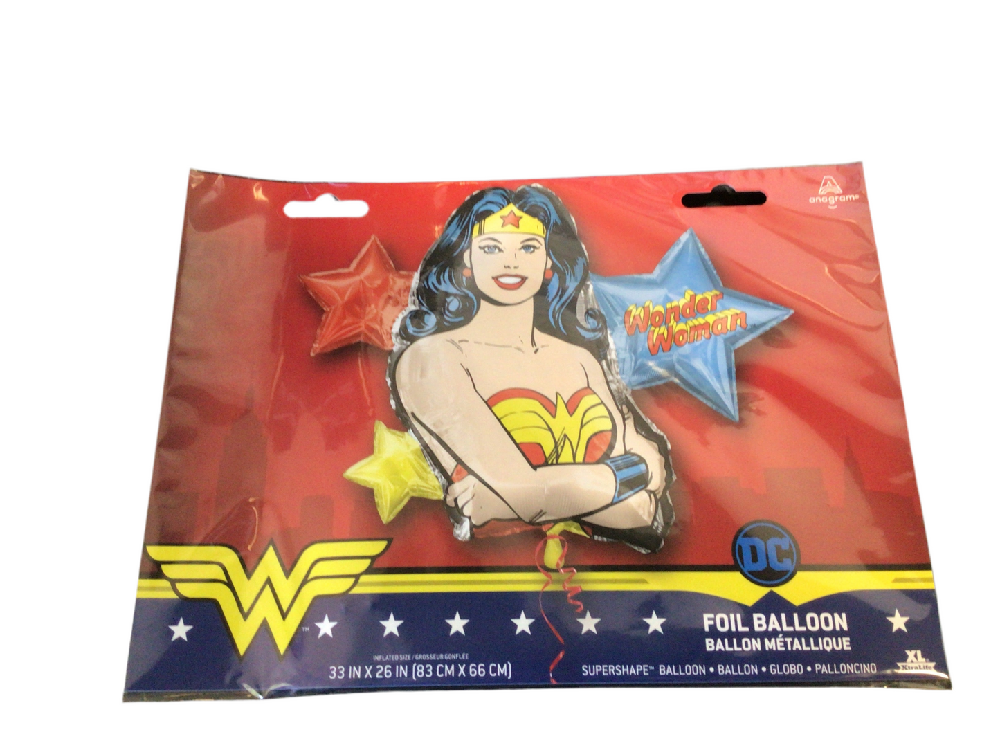 Anagram Supershape Mylar Balloon - Wonder Woman