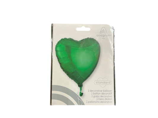 Anagram Standard Mylar Balloon - Heart Green

UnInflated size: 17in

Perfect for all occasions