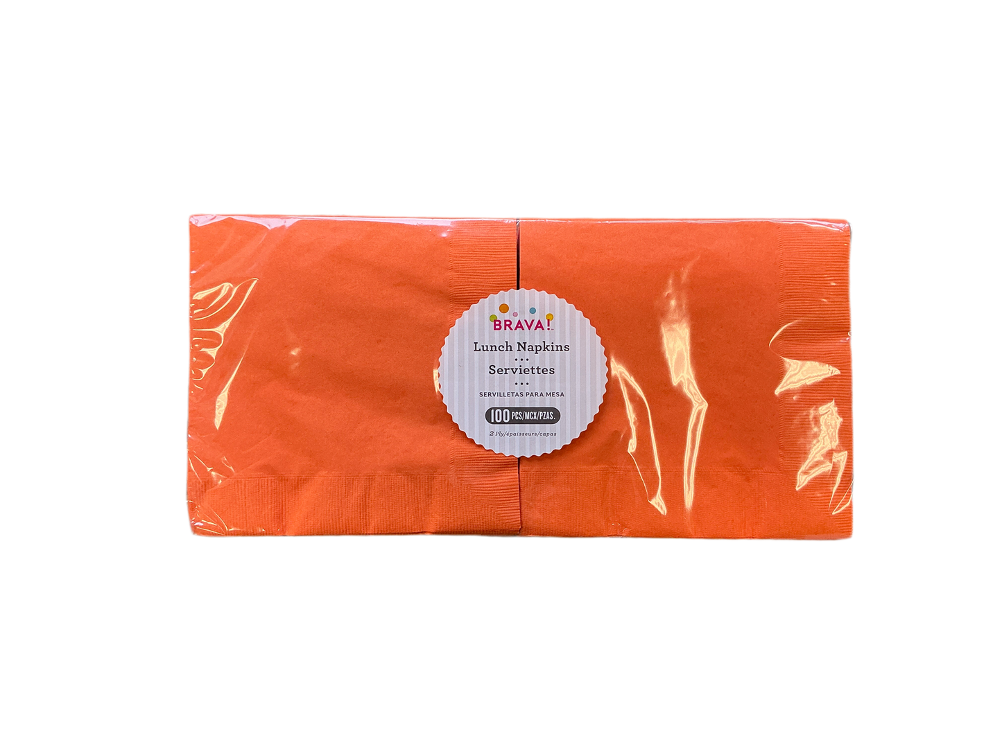 Brava Lunch Napkins 100PCS Orange
* 13inx13in
* 2Ply
* Biodegradable