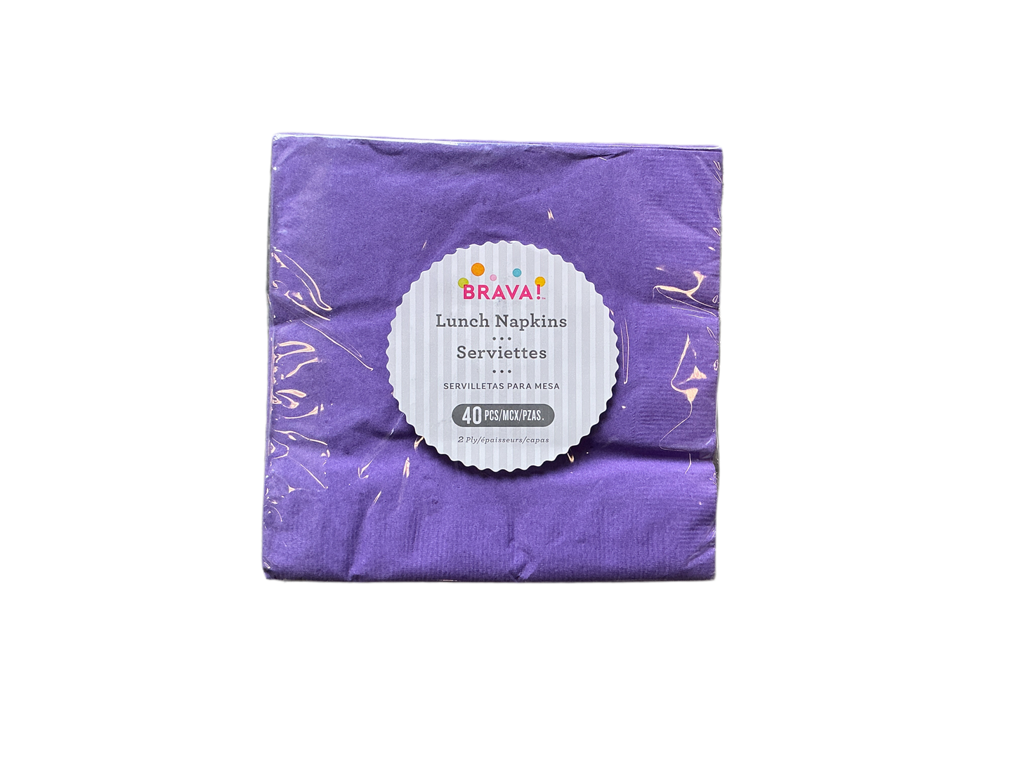 Brava Lunch Napkins 40PCS Purple
13inx13in
2Ply
Biodegradable