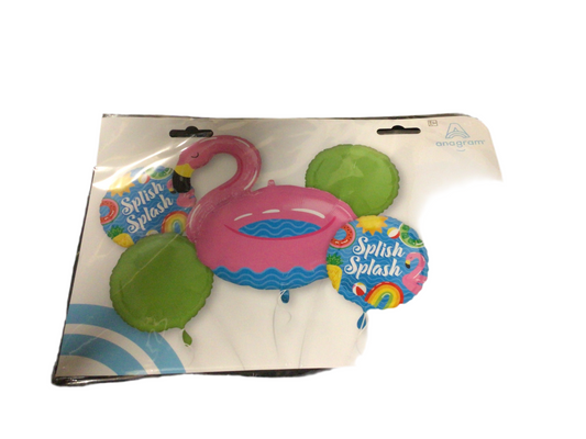 Anagram Mylar 5pc Balloon Boquet- Pool Party