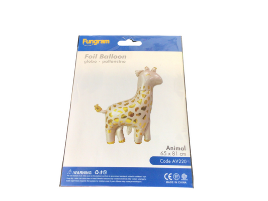 Fungram super shape Av220 Cream Giraffe with gold spots