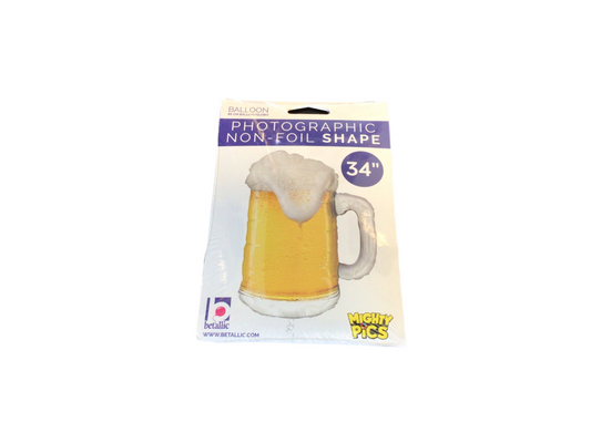 Betallic Supershape  Balloon - Giant Beer in mug