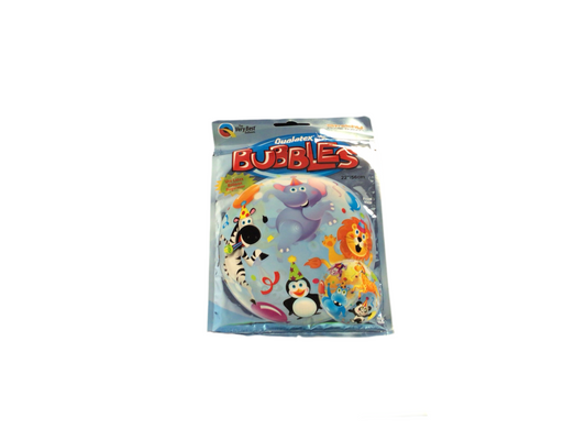 Qualatex Standard Bubble Balloon - Clear  bubble animals with party hats
