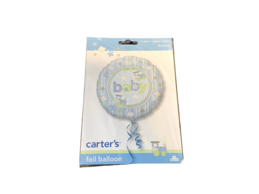 Anagram Standard Mylar Balloon - Round  blue baby balloon