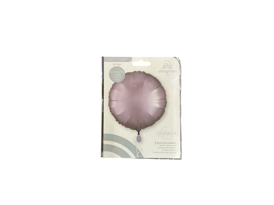 Anagram Standard Mylar Balloon - Round Greige Satin Luxe

Shimmering Matte Metallic Finish

Uninflated size: 17in

Perfect for all occasions