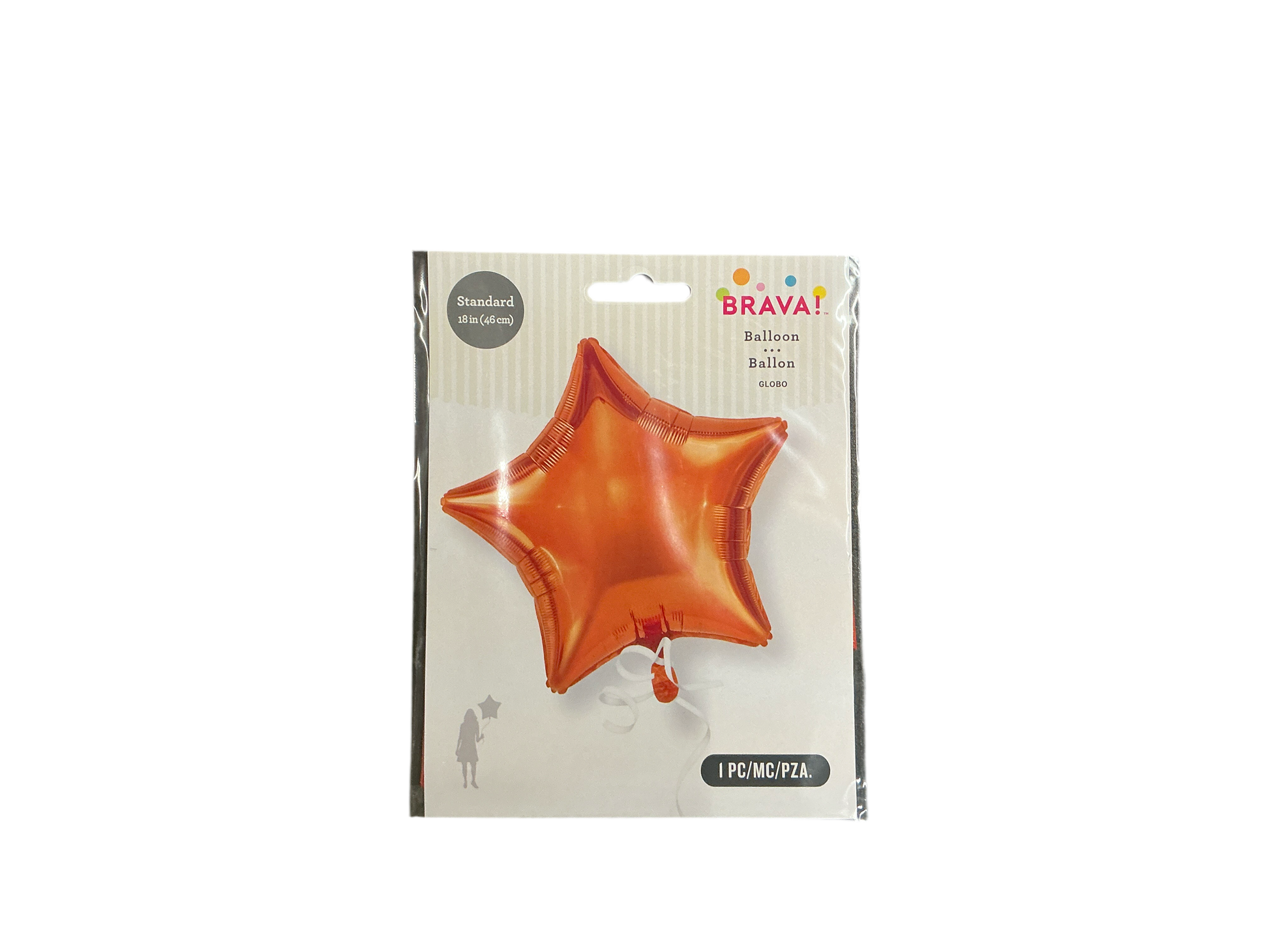 Brava Standard Mylar Balloon - Star Orange

Inflated size: 16in x 16.5in

Perfect for all occasions