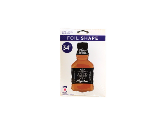 Betallic Supershape Mylar Balloon - Large Liquor Bottle