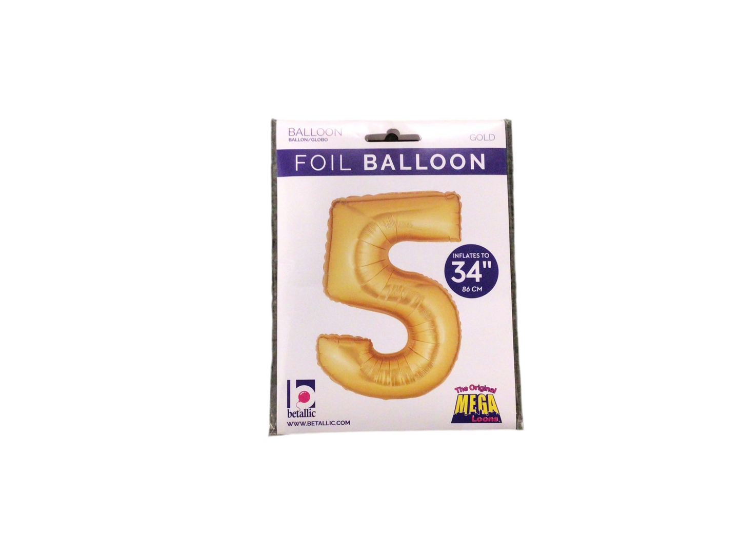 Gold Mylar Numbers 

Available in 0-9

Inflated size: 34in