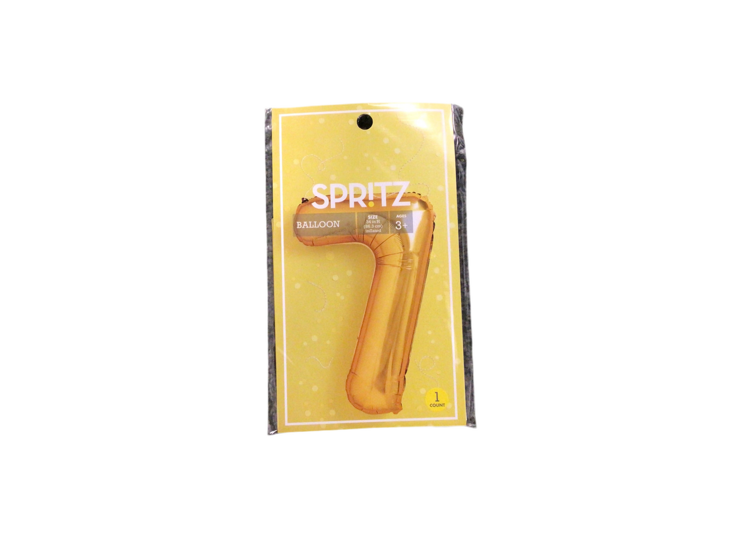 Gold Mylar Numbers 

Available in 0-9

Inflated size: 34in