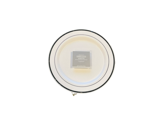 Premium Plastic Dinner Plates 20PCS

Silver & White

10.25in
