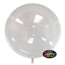 Gems Plastic Balloon

Clear Orb

Air filled only

Inflated size: 10in

Great way to level up your balloon decor!
